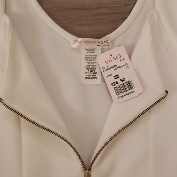 Off-white Fitted Dress - Picture 4 of 6